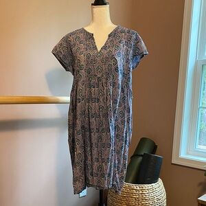 Serrv peacock feather dress M